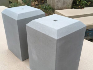 grey sandstone staddle stones