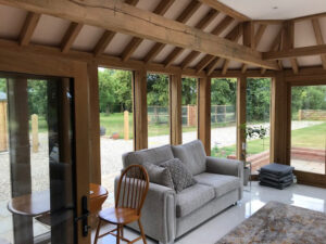 traditional oak frame conservatory